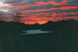 Sunset, overlooking the Saugeen River